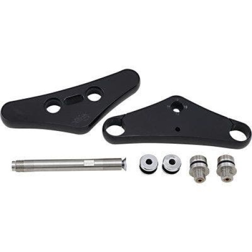 PartzBiz HD: 4406768-Pro One 106210B Billet สีดำ 41 มม. 3 ‚∞ Rake Triple Tree Harley FXST FXWG 84-10 ที่ดีที่สุดใหม่อัพเกรดเปลี่ยนที่กำหนดเอง Chopper Bobber รถจักรยานยนต์ส้อมด้านหน้าระบบกันสะเทือน