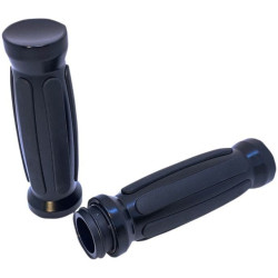 PartzBiz HD DS06302632 - Pro-One 490001B ด้ามจับยางตรงแบบกำหนดเองสีดำ TBW Harley Big Twin 08-20 PartzBiz HD DS06302632 - Pro-One 490001B ด้ามจับยางตรงแบบกำหนดเองสีดำ TBW Harley Big Twin 08-20