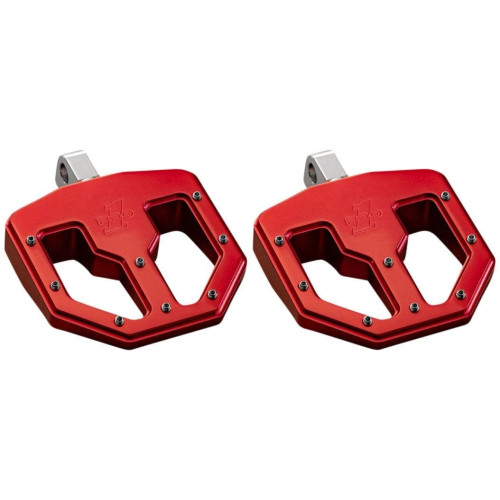 PartzBiz HD: 4406757-Pro One 500761R สีแดง BMX V1 ชาย Billet เท้า Peg Harley & Metric Clevis Mount PartzBiz HD: 4406757-Pro One 500761R สีแดง BMX V1 ชาย Billet เท้า Peg Harley & Metric Clevis Mount