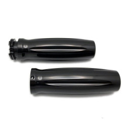 PartzBiz HD DS06302564 - Pro-One 501310B ปลอกแฮนด์อลูมิเนียม Billet สีดำคู่ 1” แฮนด์ Harley PartzBiz HD DS06302564 - Pro-One 501310B ปลอกแฮนด์อลูมิเนียม Billet สีดำคู่ 1” แฮนด์ Harley