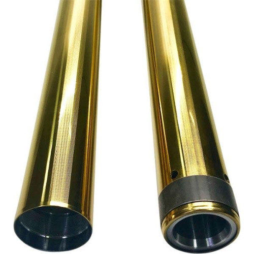 PartzBiz HD: 4406731-Pro-One Hard Gold 49 มม.ท่อคู่ 24.875 ความยาว Harley Touring 14-21 PartzBiz HD: 4406731-Pro-One Hard Gold 49 มม.ท่อคู่ 24.875 ความยาว Harley Touring 14-21