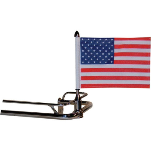 PartzBiz HD: 4406719-Pro Pad Saddlebag 3/4 Bar Flag Mounts w/ 10"x15" Highway Flag Harley or Metric PartzBiz HD: 4406719-Pro Pad Saddlebag 3/4 Bar Flag Mounts w/ 10"x15" Highway Flag Harley or Metric