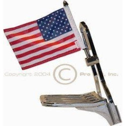 PartzBiz HD DSRFMSQSB - Pro Pad 1/2" Square Side Mount Sissy Bar Flag Pole & 6x9 Flag 4 Harley / Metric | RFM-SQSB PartzBiz HD DSRFMSQSB - Pro Pad 1/2" Square Side Mount Sissy Bar Flag Pole & 6x9 Flag 4 Harley / Metric | RFM-SQSB