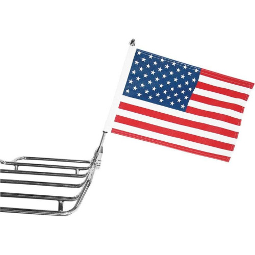 PartzBiz HD: 4406684-Pro Pad Tour Pack Solid 1/2” Bar Flag Mount พร้อมธงชาติอเมริกัน 10x15 สำหรับ Harley | RFM-FXD315 PartzBiz HD: 4406684-Pro Pad Tour Pack Solid 1/2” Bar Flag Mount พร้อมธงชาติอเมริกัน 10x15 สำหรับ Harley | RFM-FXD315