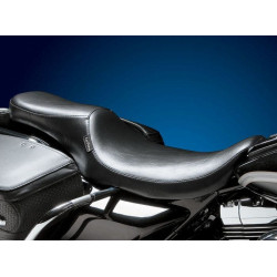 PartzBiz HD LPLH-847RK - Le Pera Silhouette Smooth Full Length 2-Up Seat for Harley Road King FLHR 02-07 | Le Pera