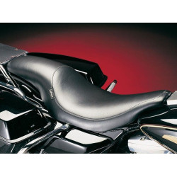 PartzBiz HD LPLGH-867 - Le Pera Silhouette Smooth Full Length Seat w/ Gel for Harley Electra Glide 02-07 | Le Pera