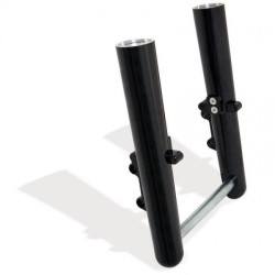PartzBiz HD AN06-555 - Arlen Ness Hot Fork Legs Lower Sliders Smooth Black Harley Softail 00-06 FLST | 06-555 PartzBiz HD AN06-555 - Arlen Ness Hot Fork Legs Lower Sliders Smooth Black Harley Softail 00-06 FLST | 06-555