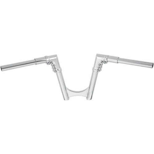 PartzBiz HD: 4406673-Arlen Ness Chrome 8" Modular 1-1/4" Drag Bars Handlebars for Harley | 08-975 PartzBiz HD: 4406673-Arlen Ness Chrome 8" Modular 1-1/4" Drag Bars Handlebars for Harley | 08-975