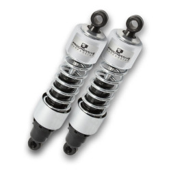 PartzBiz HD PR412-4079C - โช้คหลังแบบ Progressive Suspension 12” Chrome Standard Duty Harley FLH/T 06-15 | 412-4079C