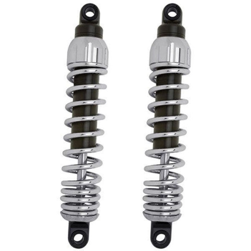 PartzBiz HD: 4406485-Progressive Chrome 444 Series 12.5" Standard Duty Rear Shocks Harley 84-17 FLHT | 444-4001C