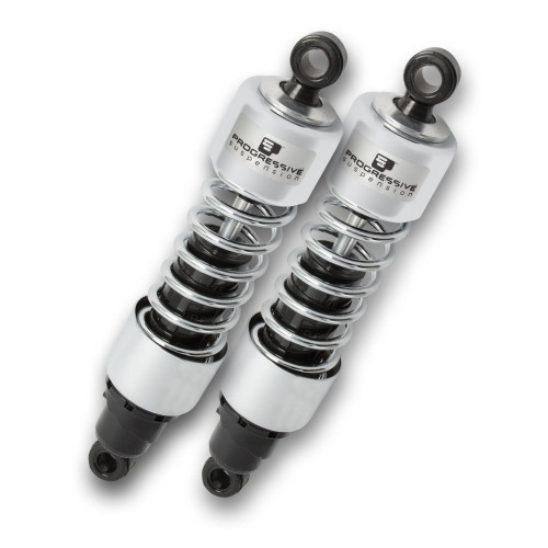 PartzBiz HD: 4406468-ระบบกันสะเทือนแบบ Progressive 13” Chrome Standard Duty Shocks Harley Sportster 79-03 | 412-4008C