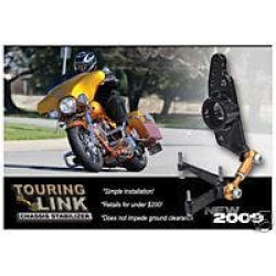 PartzBiz HD PR30-2000 - Progressive Touring Biker Brace Touring Link Stabilizer for Harley 93-08 FLH/T | 30-2000