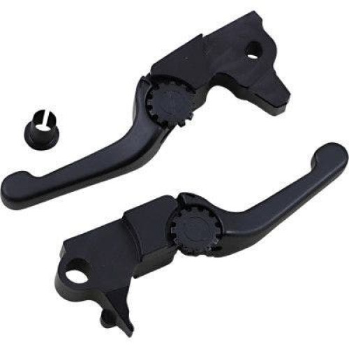 PartzBiz HD: 4406322-EPC Great Price. Free Shipping. PSR 12-01662-22 Black Anthem Shorty Lever Set Pair Harley Trike 17-18