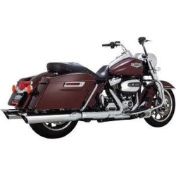 PartzBiz HD DS18011455 - Python 1801-1455 4.5 ” Scalloped Slip-On Mufflers Chrome Harley M8 FLH/T 17-20 PartzBiz HD DS18011455 - Python 1801-1455 4.5 ” Scalloped Slip-On Mufflers Chrome Harley M8 FLH/T 17-20
