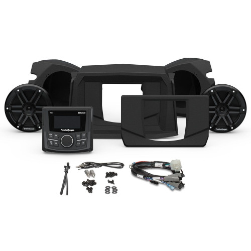 PartzBiz HD: 4405070-Rockford Fosgate PMX-1 ชุดลำโพงด้านหน้า Polaris RZR Gen3 14-21 RZR14-STG1