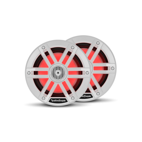 PartzBiz HD: 4404971-Rockford Fosgate M1-6 White 6‚Äù Color Optix Marine 2-Way System 300W 4 Ohm