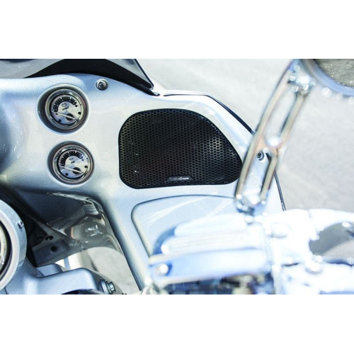 PartzBiz HD: 4404921-Rockford Fosgate TMS6RG Power 6.5" Full Range Road Glide Fairing Speakers 98-13