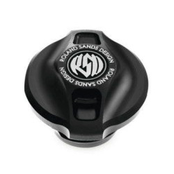 PartzBiz HD PM0210-2050-SMB - Roland Sands Design Gas Fuel Cap Cafe Black Ops Harley Big Twin 96-20 PartzBiz HD PM0210-2050-SMB - Roland Sands Design Gas Fuel Cap Cafe Black Ops Harley Big Twin 96-20