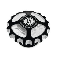 PartzBiz HD PM0210-2052-BM - Roland Sands Design Gas Fuel Cap Gear Drive Contrast Harley Big Twin 96-20 PartzBiz HD PM0210-2052-BM - Roland Sands Design Gas Fuel Cap Gear Drive Contrast Harley Big Twin 96-20