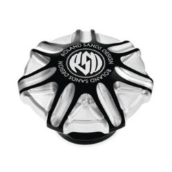 PartzBiz HD PM0210-2051-BM - Roland Sands Design Gas Fuel Cap Tech Contrast Harley Big Twin 96-20 PartzBiz HD PM0210-2051-BM - Roland Sands Design Gas Fuel Cap Tech Contrast Harley Big Twin 96-20