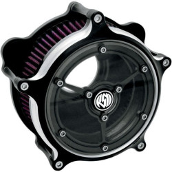 PartzBiz HD PM0206-2061-BM - Roland Sands Design RSD Black Contrast Cut Clarity Air Cleaner Harley 91-16 XL | 0206-2061-BM PartzBiz HD PM0206-2061-BM - Roland Sands Design RSD Black Contrast Cut Clarity Air Cleaner Harley 91-16 XL | 0206-2061-BM