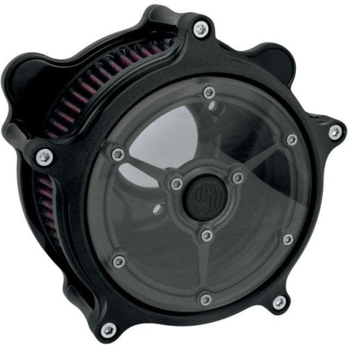 PartzBiz HD: 4404853-Roland Sands Design RSD Black Ops Clarity เครื่องฟอกอากาศ Harley 08-16 FLH 16 ST | 0206-2060-SMB
