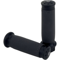 PartzBiz HD PM0063-2022-SMB - Roland Sands Design RSD Black Ops Tracker Billet Hand Grips Harley TBW 08-17 | 0063-2022-SMB