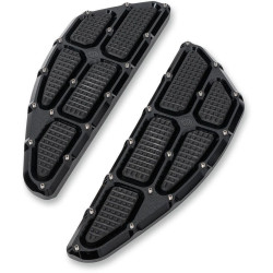 PartzBiz HD PM0036-1011-SMB - Roland Sands RSD Black Ops Traction Driver Front Floorboards Harley FL 84-17 | 0036-1011-SMB PartzBiz HD PM0036-1011-SMB - Roland Sands RSD Black Ops Traction Driver Front Floorboards Harley FL 84-17 | 0036-1011-SMB