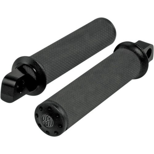 PartzBiz HD: 4404719-Roland Sands RSD Tracker 45 องศาหมุดเท้าสำหรับ Harley - Black Ops - 0035-0088-SMB