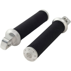 PartzBiz HD DS16201218 - Roland Sands RSD Tracker 45 Degree Male Mount Foot Pegs for Harley - Machine Ops - 0035-0088-SMC