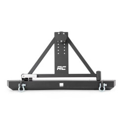 PartzBiz HD RT-10592A - Rough Country 10592A Full Width Rear Bumper w/ Tire Carrier for 87-06 Jeep Wrangler YJ TJ Heavy Duty Upgrade PartzBiz HD RT-10592A - Rough Country 10592A Full Width Rear Bumper w/ Tire Carrier for 87-06 Jeep Wrangler YJ TJ Heavy Duty Upgrade