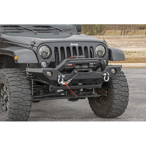 PartzBiz HD: 4404701-Rough Country 10596 Steel Front LED Winch Bumper for 2007-Up Jeep JK JL Gladiator JT 4X4 4wd 2wd 4door 2door sport sahara moab unlimited best new bash bar offroad trail upgrade Winch Tow Hook D-Ring PartzBiz HD: 4404701-Rough Country 10596 Steel Front LED Winch Bumper for 2007-Up Jeep JK JL Gladiator JT 4X4 4wd 2wd 4door 2door sport sahara moab unlimited best new bash bar offroad trail upgrade Winch Tow Hook D-Ring