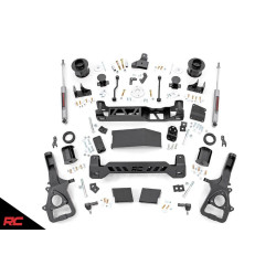 PartzBiz HD RT-33430 - Rough Country 33430 6" Lift Kit w/ N3 Shocks 2019 Dodge Ram 1500 4WD Suspension 4x4 rwd Best New front coil spring spacer Hemi Laramie Big Horn Tradesman SXT Rebel Limited Lone Star Sport offroad NEW PartzBiz HD RT-33430 - Rough Country 33430 6" Lift Kit w/ N3 Shocks 2019 Dodge Ram 1500 4WD Suspension 4x4 rwd Best New front coil spring spacer Hemi Laramie Big Horn Tradesman SXT Rebel Limited Lone Star Sport offroad NEW