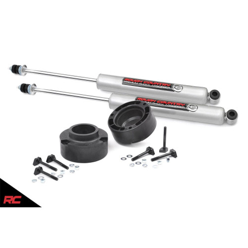 PartzBiz HD: 4404626-Rough Country 374.20B Front 2.5" Leveling Kit N3 Shocks 1994-2013 Dodge Ram 2500 4x4 best new suspension upgrade system limited trx st express long horn big horn laramie offroad shocks spring spacers PartzBiz HD: 4404626-Rough Country 374.20B Front 2.5" Leveling Kit N3 Shocks 1994-2013 Dodge Ram 2500 4x4 best new suspension upgrade system limited trx st express long horn big horn laramie offroad shocks spring spacers