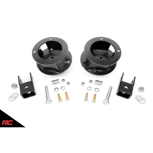 PartzBiz HD: 4404627-Rough Country 377 Front 2.5" Leveling Lift Kit 2014-2019 Dodge Ram 2500 3500 4WD Diesel Hemi Cummins Suspension Best New Upgrade Offroad Spacers PartzBiz HD: 4404627-Rough Country 377 Front 2.5" Leveling Lift Kit 2014-2019 Dodge Ram 2500 3500 4WD Diesel Hemi Cummins Suspension Best New Upgrade Offroad Spacers