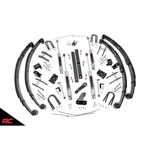 PartzBiz HD: 4404621-Rough Country 613.20 X-Series 4.5" Lift Kit for 87-95 Jeep Wrangler YJ 4WD Suspension Lift Lifted Bump Steer Absorber Damper Best New Upgrade Kit System Suspension 4x4 Offroad PartzBiz HD: 4404621-Rough Country 613.20 X-Series 4.5" Lift Kit for 87-95 Jeep Wrangler YJ 4WD Suspension Lift Lifted Bump Steer Absorber Damper Best New Upgrade Kit System Suspension 4x4 Offroad