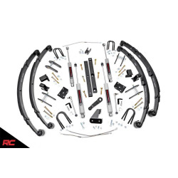 PartzBiz HD RT-617.20 - Rough Country 617.20 X-Series 4.5" Lift Kit for 87-95 Jeep Wrangler YJ 4WD Suspension Lift Lifted Bump Steer Absorber Damper Best New Upgrade Kit System Suspension 4x4 Offroad PartzBiz HD RT-617.20 - Rough Country 617.20 X-Series 4.5" Lift Kit for 87-95 Jeep Wrangler YJ 4WD Suspension Lift Lifted Bump Steer Absorber Damper Best New Upgrade Kit System Suspension 4x4 Offroad