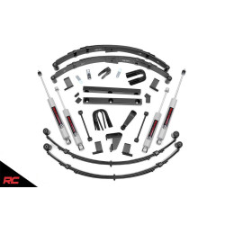 PartzBiz HD RT-620MN2 - Rough Country 620MN2 4" Lift Kit for 1987-1995 Jeep Wrangler YJ 4WD Suspension Lift Lifted Bump Steer Absorber Damper Best New Upgrade Kit System Suspension 4x4 Offroad PartzBiz HD RT-620MN2 - Rough Country 620MN2 4" Lift Kit for 1987-1995 Jeep Wrangler YJ 4WD Suspension Lift Lifted Bump Steer Absorber Damper Best New Upgrade Kit System Suspension 4x4 Offroad