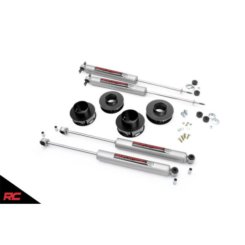 PartzBiz HD: 4404565-Rough Country 69530 2" Lift Kit w/ N3 Shocks for 99-04 Jeep Grand Cherokee WJ 4WD Lift Best New Suspension Steering Upgrade Laredo Limited 4.0 4.7 Lift Kit PartzBiz HD: 4404565-Rough Country 69530 2" Lift Kit w/ N3 Shocks for 99-04 Jeep Grand Cherokee WJ 4WD Lift Best New Suspension Steering Upgrade Laredo Limited 4.0 4.7 Lift Kit