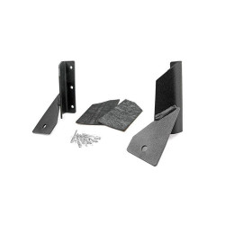 PartzBiz HD RT-70525 - Rough Country 70525 Lower Windshield LED Light Brackets 84-01 Jeep Cherokee XJ Best New Pods Cubes Auxiliary Offroad Driving Spot Flood Lights Mounting Flange Steel PartzBiz HD RT-70525 - Rough Country 70525 Lower Windshield LED Light Brackets 84-01 Jeep Cherokee XJ Best New Pods Cubes Auxiliary Offroad Driving Spot Flood Lights Mounting Flange Steel