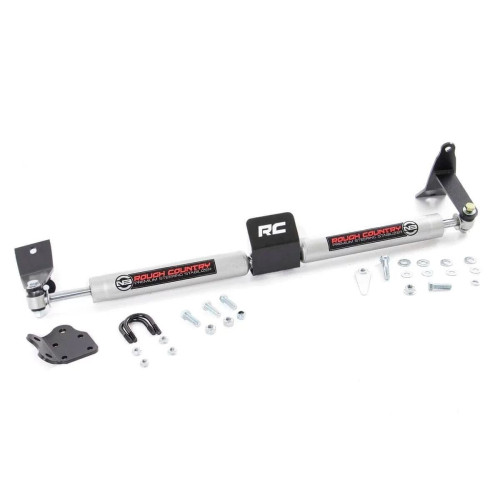 PartzBiz HD: 4404546-Rough Country 8749530 Dual N3 Steering Stabilizer Kit 03-12 Dodge Ram 2500 3500 4wd lifted Suspension Upgrade Shocks Damper PartzBiz HD: 4404546-Rough Country 8749530 Dual N3 Steering Stabilizer Kit 03-12 Dodge Ram 2500 3500 4wd lifted Suspension Upgrade Shocks Damper