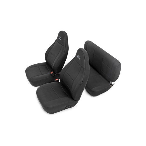 PartzBiz HD: 4404554-หยาบประเทศ 91000 สีดำด้านหน้าและด้านหลังสำหรับ 97-02 Jeep Wrangler TJ ใหม่ที่ดีที่สุดที่นั่งป้องกันอัพเกรด oem เปลี่ยน PartzBiz HD: 4404554-หยาบประเทศ 91000 สีดำด้านหน้าและด้านหลังสำหรับ 97-02 Jeep Wrangler TJ ใหม่ที่ดีที่สุดที่นั่งป้องกันอัพเกรด oem เปลี่ยน