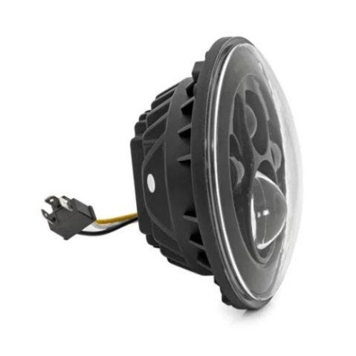 PartzBiz HD: 4404504-หยาบประเทศRCH5000 7In LEDโปรเจคเตอร์ไฟหน้าJeep Wrangler Tj Jk 97-18 ที่ดีที่สุดสำหรับโลหะOffroadที่ดีที่สุดใหม่อัพเกรด LT LS LTZ WT High Country Custom Light Barก้อนPodsหมอกจุดน้ำท่วมBeam