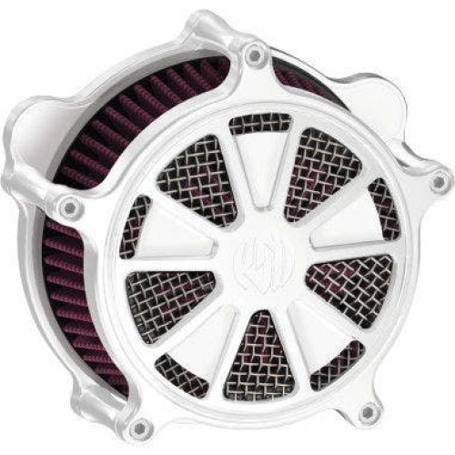 PartzBiz HD: 4404444-RSD Venturi Raider Chrome เครื่องฟอกอากาศสำหรับ Harley Touring TBW 08-14
