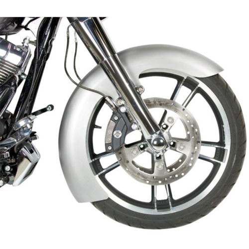 PartzBiz HD: 4404415-Russ Wernimont RWD 19" Front Wrapper Fender 6" W LS-2 Style Harley FLH/T 14-15 | RWD-50139