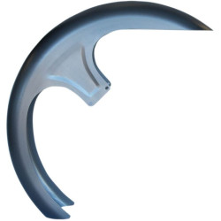 PartzBiz HD DS14010603 - Russ Wernimont RWD 30" Front Wrapper Fender 6.5" W LS-3 Style Harley FLH/T 14-18 RWD-50182