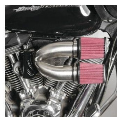 PartzBiz HD SS170-0635A - S&S 170-0635 Stainless Tuned Induction Air Cleaner Kit Harley Touring Softail 08-17