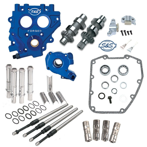 PartzBiz HD: 4404298-S&S 510C Chain Drive Cam Camchest Kit w/ Pushrods Oil Pump Plate Harley 99-06 330-0541