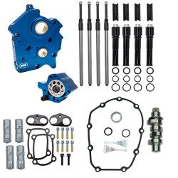 PartzBiz HD SS310-1012B - S&S 310-1012B Black 475C Oil Cooled Camchest Kit 2017-Up Harley M8