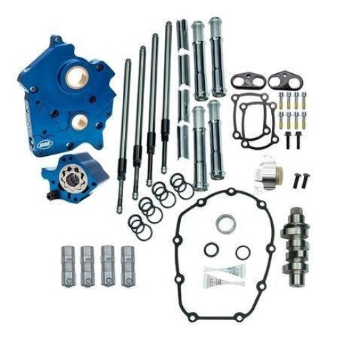 PartzBiz HD: 4404236-S&S Chain Drive 475C Cam Chest Kit w/ Chrome Tubes Harley Water Cooled M8 17-Up PartzBiz HD: 4404236-S&S Chain Drive 475C Cam Chest Kit w/ Chrome Tubes Harley Water Cooled M8 17-Up